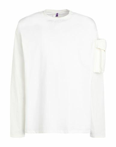 Oamc Man T-shirt White Organic cotton, Cotton, Elastane Cover