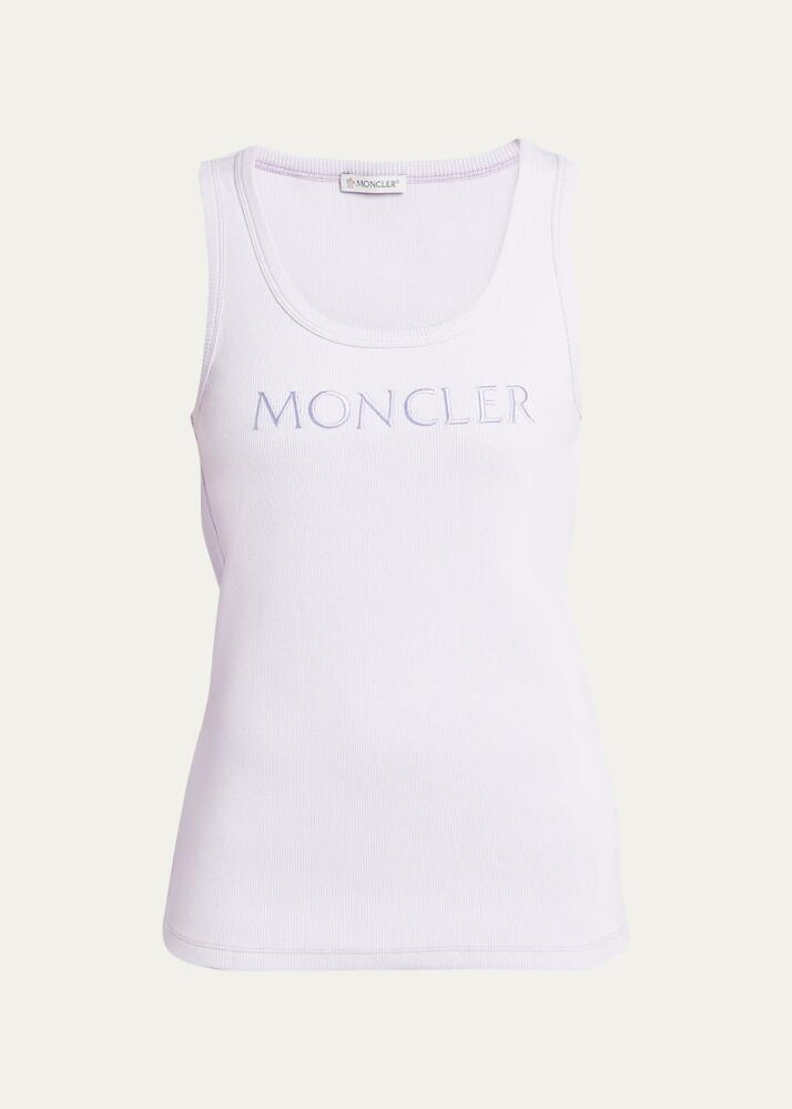 Moncler Embroidered Logo Jersey Tank Top Cover