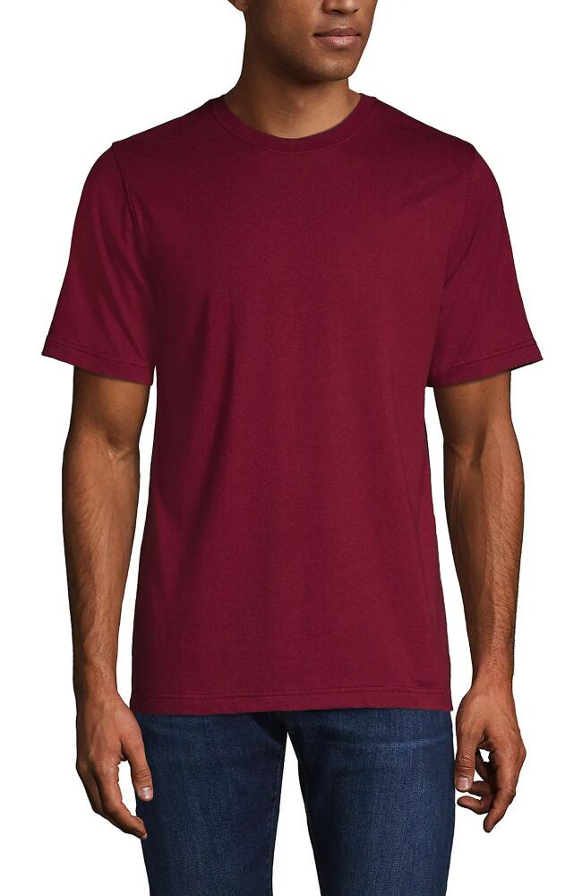 Lands' End Super-T Short Sleeve T-Shirt in Rich Burgundy Cover