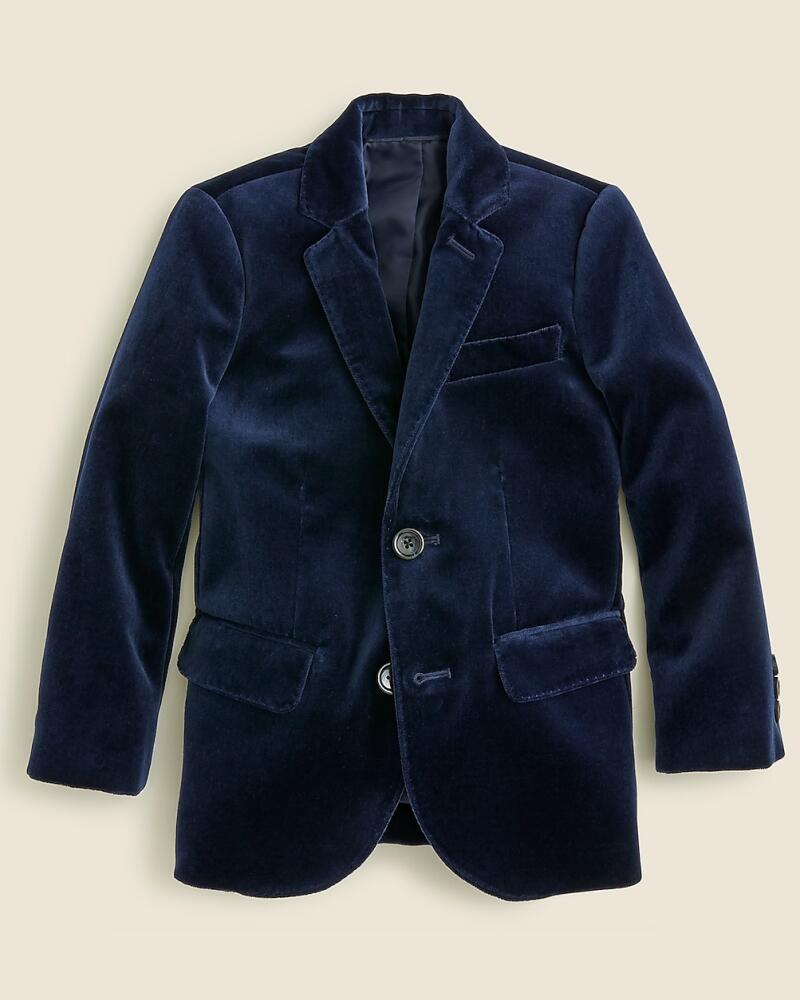 J.Crew Boys' Ludlow blazer in velvet Cover