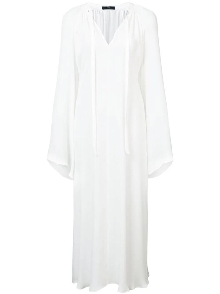 VOZ bell sleeve dress - White Cover