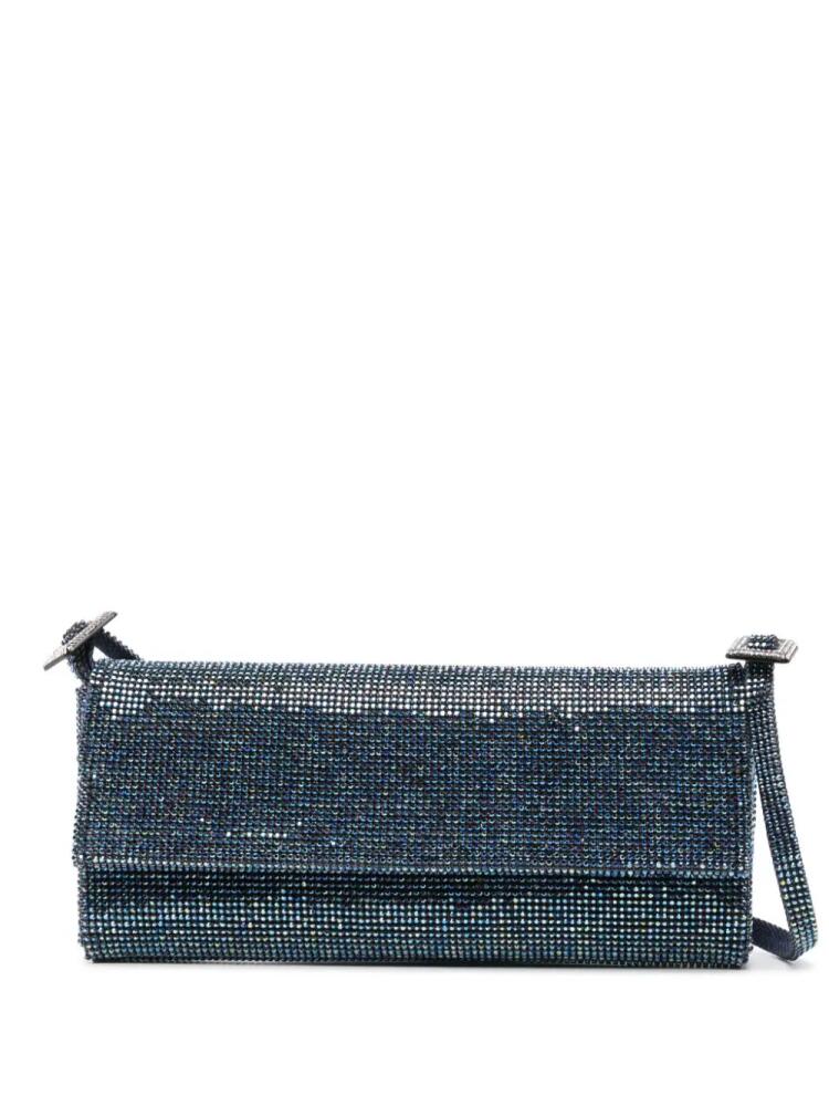 Benedetta Bruzziches Vittissima La Grande crystal-embellished crossbody bag - Blue Cover