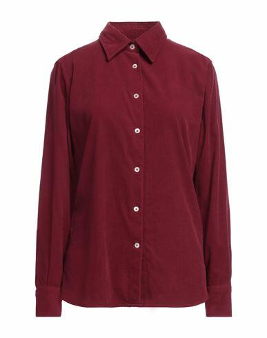 Bagutta Woman Shirt Garnet Cotton Cover