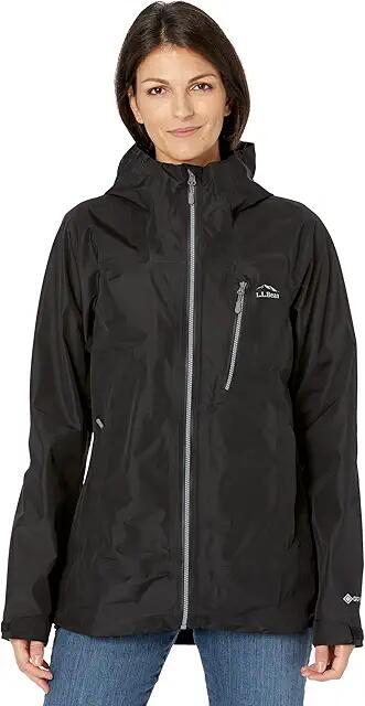 L.L.Bean Pathfinder GORE-TEX(r) Jacket (Black) Women's Clothing Cover