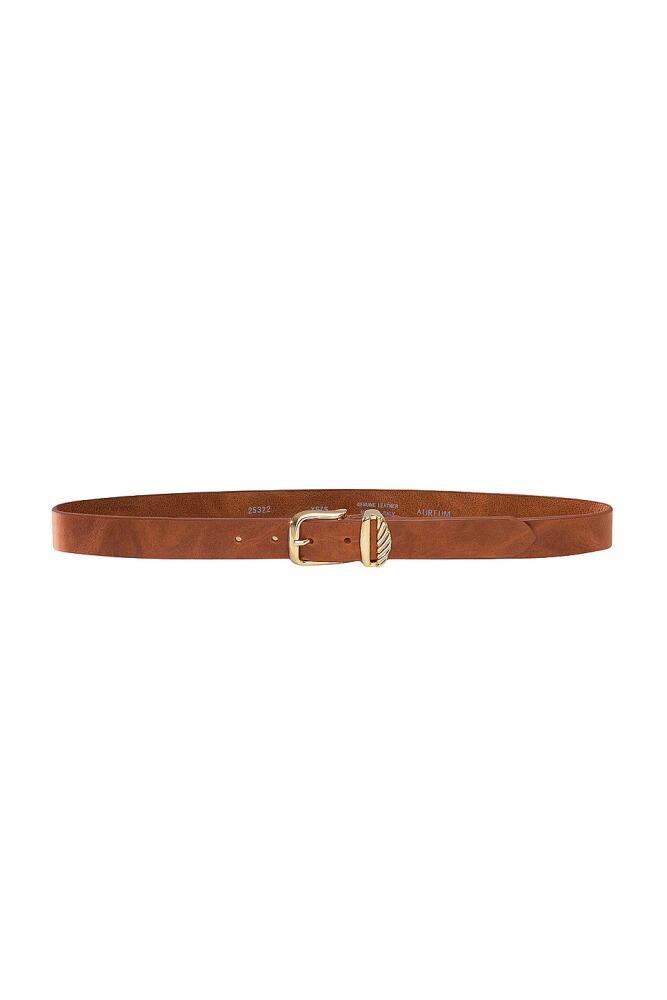 AUREUM French Rope Belt in Cognac Cover