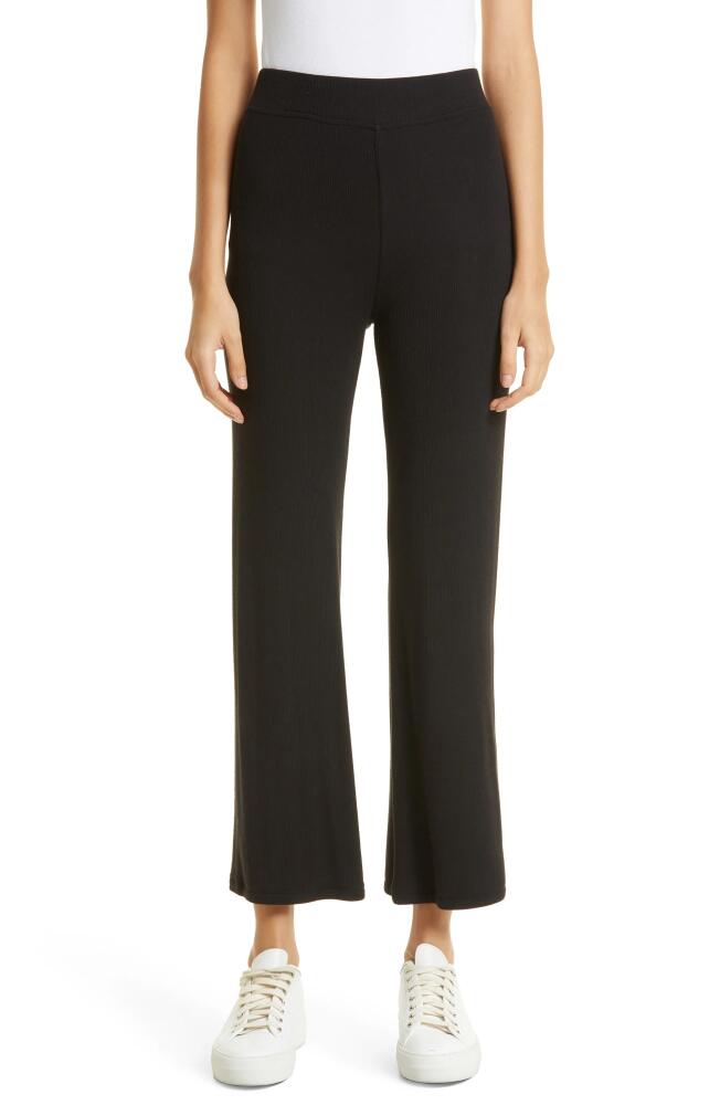 ATM Anthony Thomas Melillo Rib Ankle Flare Pants in Black Cover