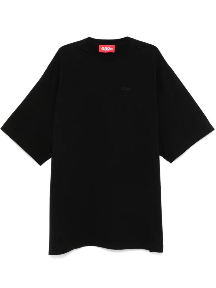 032c logo-appliqué T-shirt - Black Cover