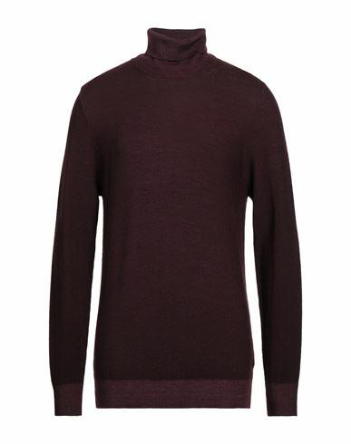 Jeordie's Man Turtleneck Deep purple Merino Wool Cover