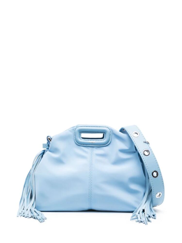 Maje mini Soft Miss M shoulder bag - Blue Cover