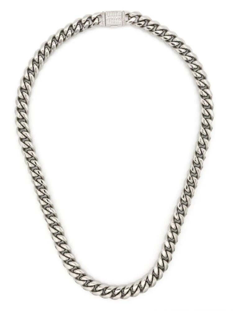 DARKAI Cuban choker necklace - Silver Cover