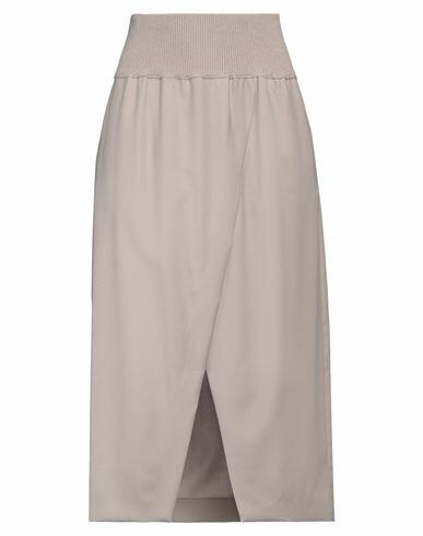 Fabiana Filippi Woman Midi skirt Light grey Virgin Wool, Polyamide, Elastane Cover