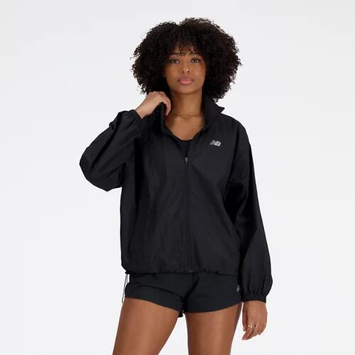 New Balance Women's Athletics Packable Jacket - Black Cover