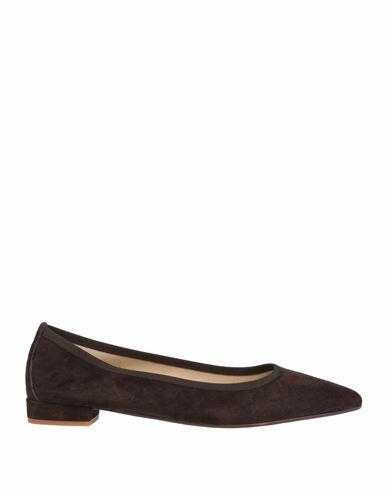 Ballerette Campo Marzio Woman Ballet flats Dark brown Soft Leather Cover