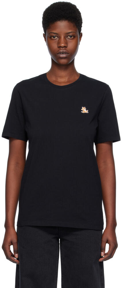 Maison Kitsuné Black Chillax Fox T-Shirt Cover