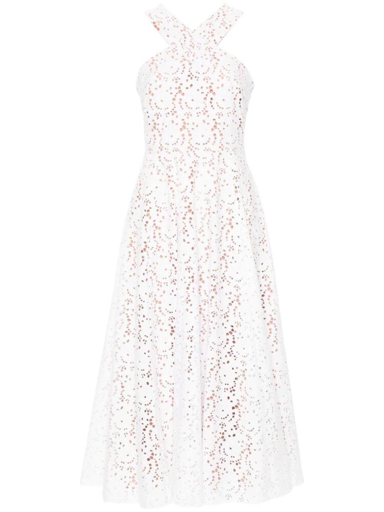 Michael Kors Collection broderie-anglaise cotton dress - White Cover