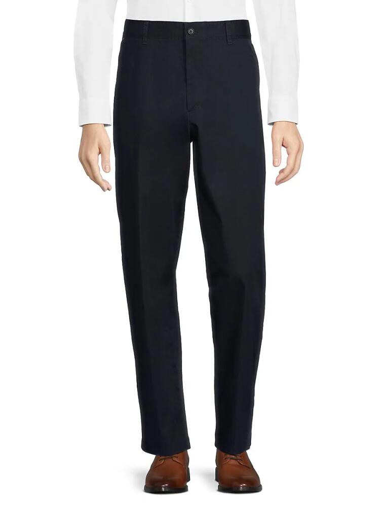 BOSS Men's Perin Relaxed Fit Dress Pants - Navy Cover