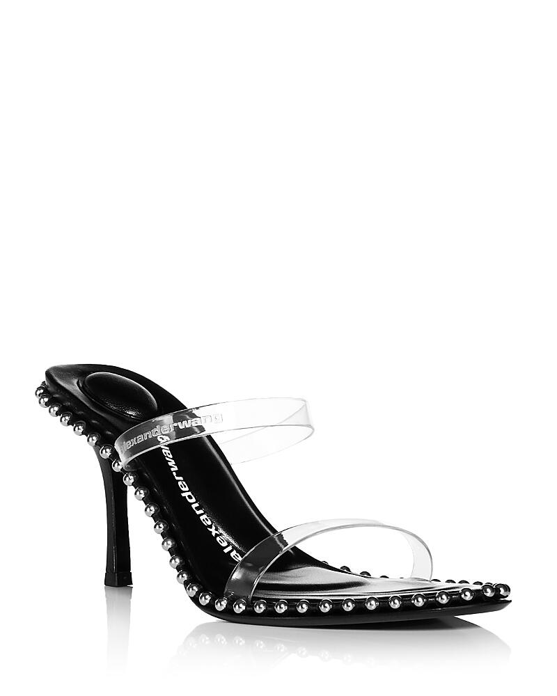 Alexander Wang Women's Nova Ball Embellished Slide Sandals Cover