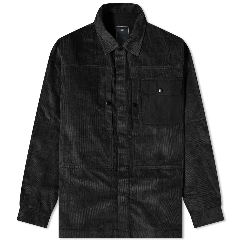 Maharishi Men's Hemp Cord Overshirt in Black Cover