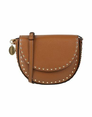 Stella Mccartney Woman Cross-body bag Brown Polyurethane, Polyamide Cover