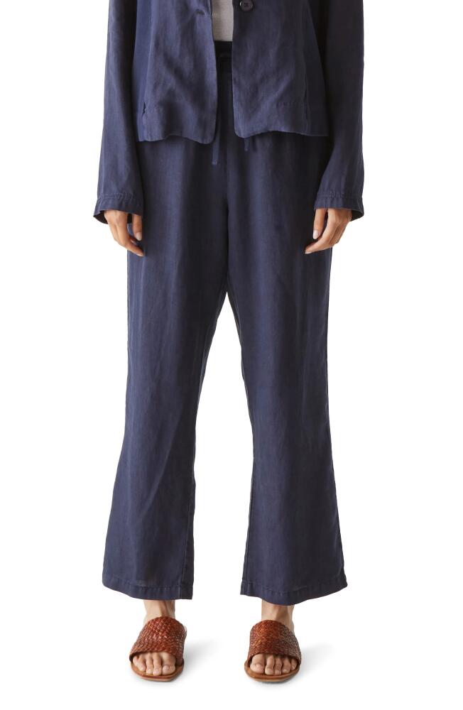 Michael Stars Nolan Linen Drawstring Pants in Nocturnal Cover