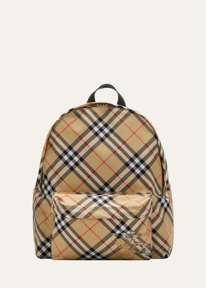 Burberry Men's Essential Check Backpack Cover