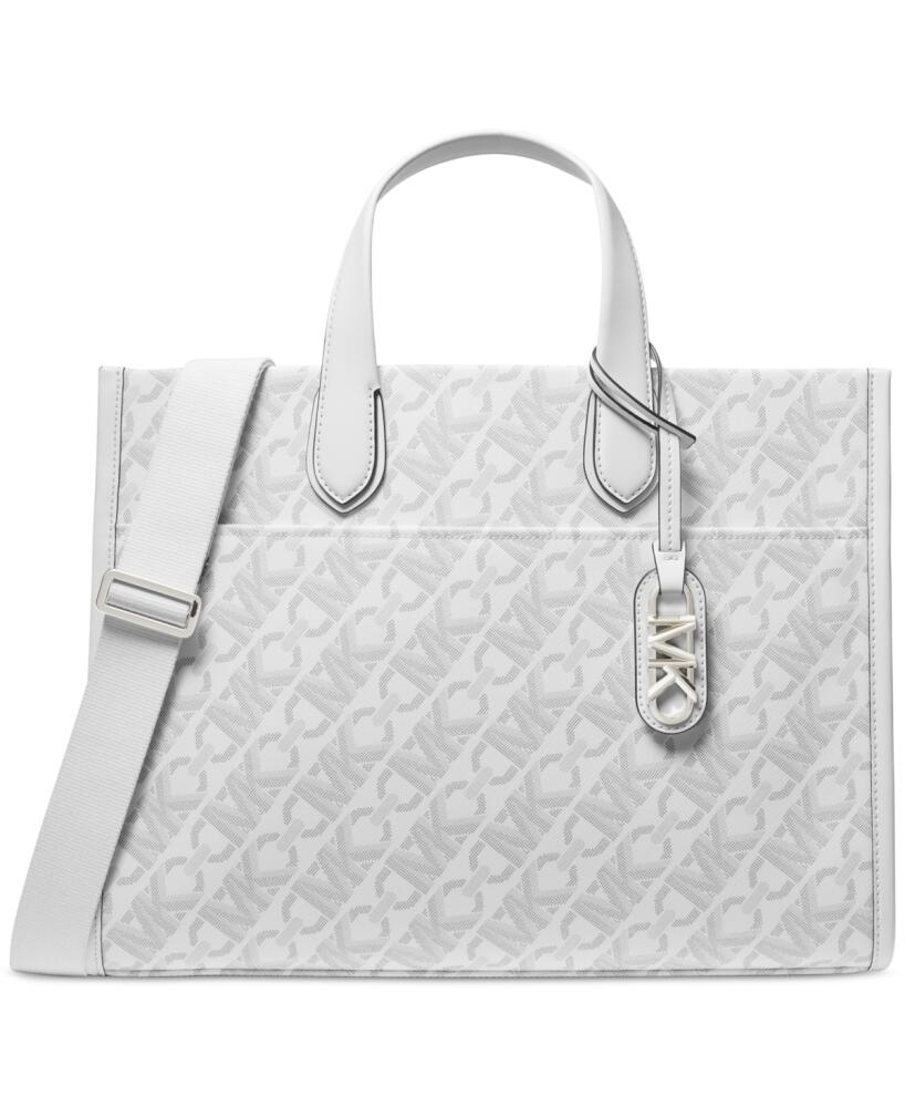 Michael Michael Kors Empire Logo Gigi Large Grab Tote - Opt/allum Cover