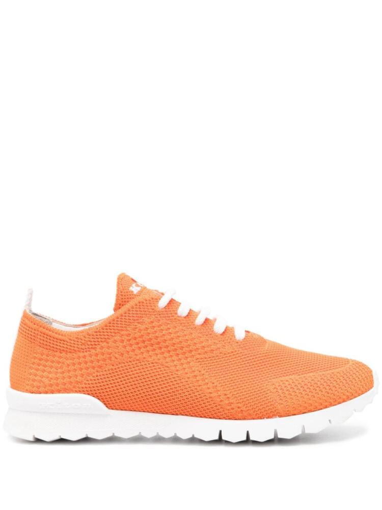 Kiton stretch-knit sneakers - Orange Cover