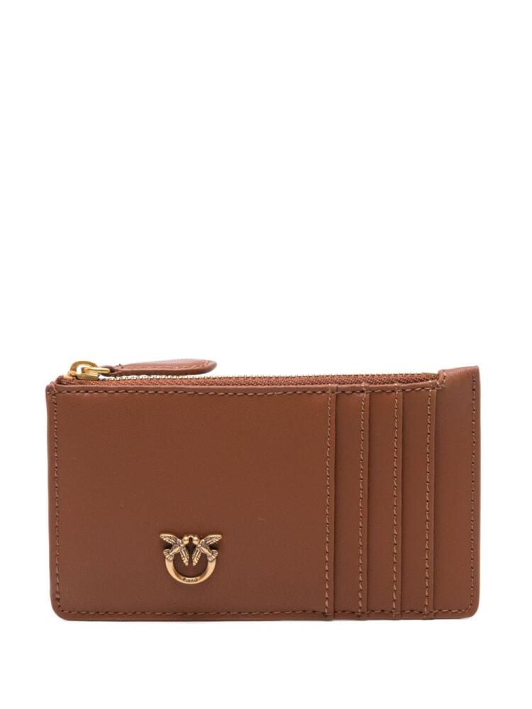 PINKO Airone card holder - Brown Cover