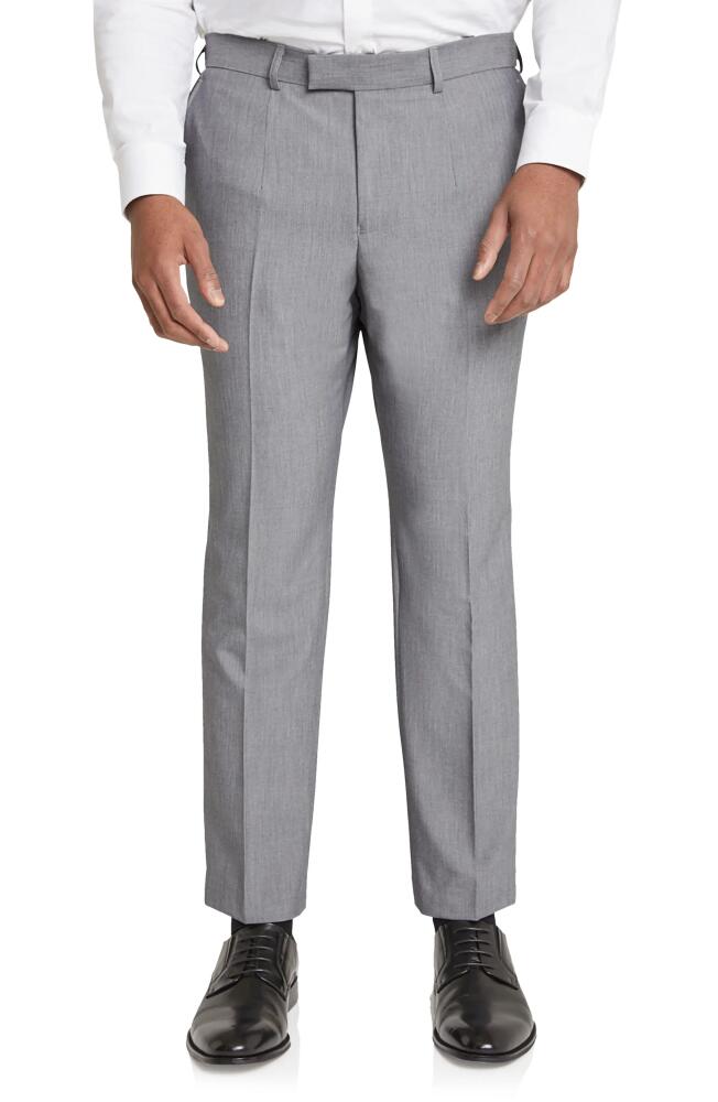 Johnny Bigg Moore Hyperstretch Slim Fit Dress Pants in Steel Cover