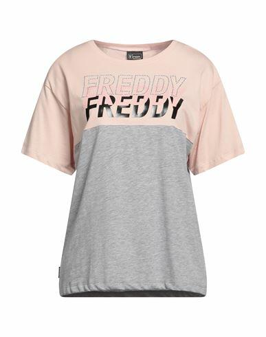 Freddy Woman T-shirt Light pink Cotton, Polyester Cover