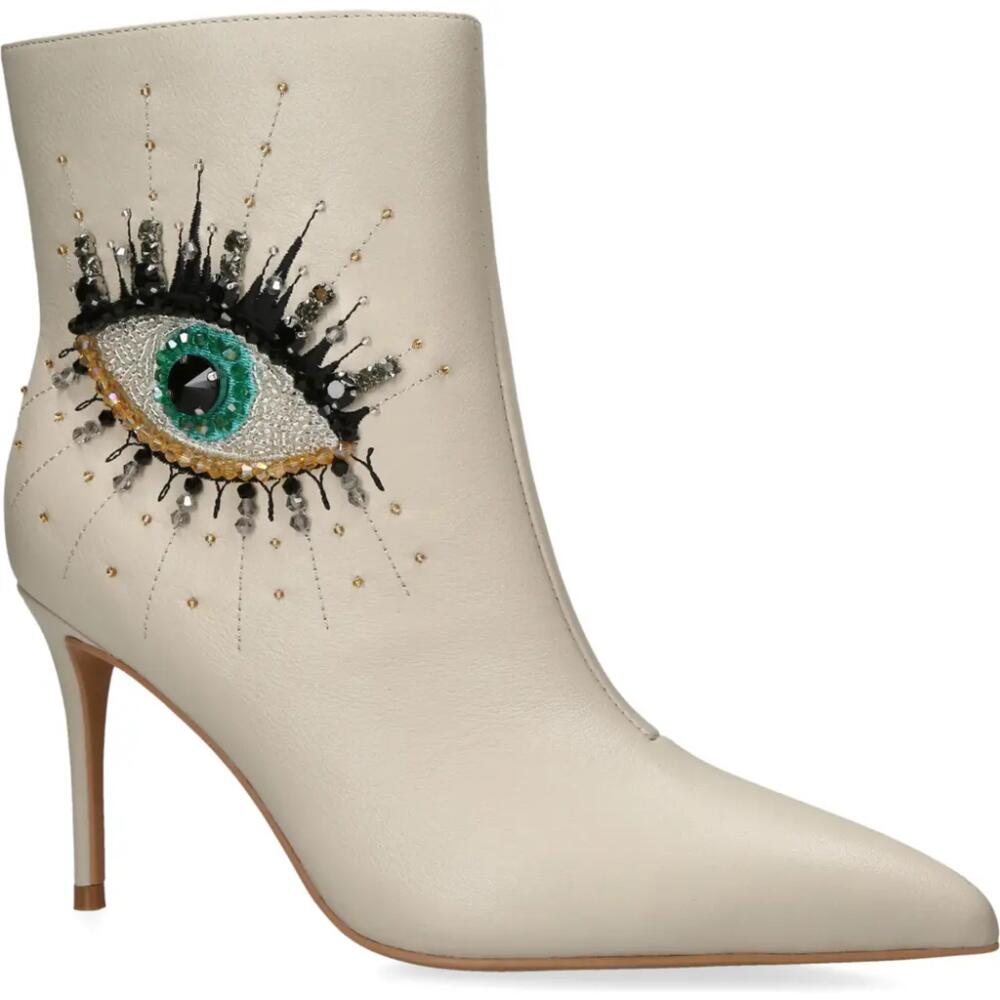 Kurt Geiger London Belgravia Embellished Eye Bootie in Natural Cover