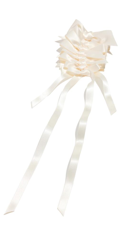 Simone Rocha Long Rosette Bow Brooch Cream Cover