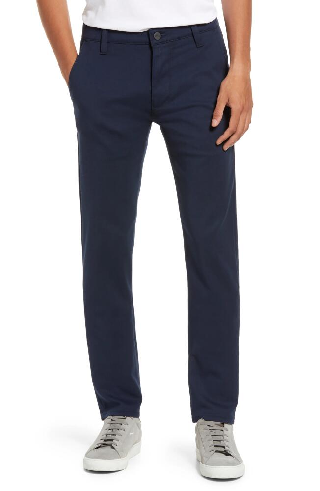 34 Heritage Verona Slim Fit Flat Front Chino Pants in Navy High Flyer Cover