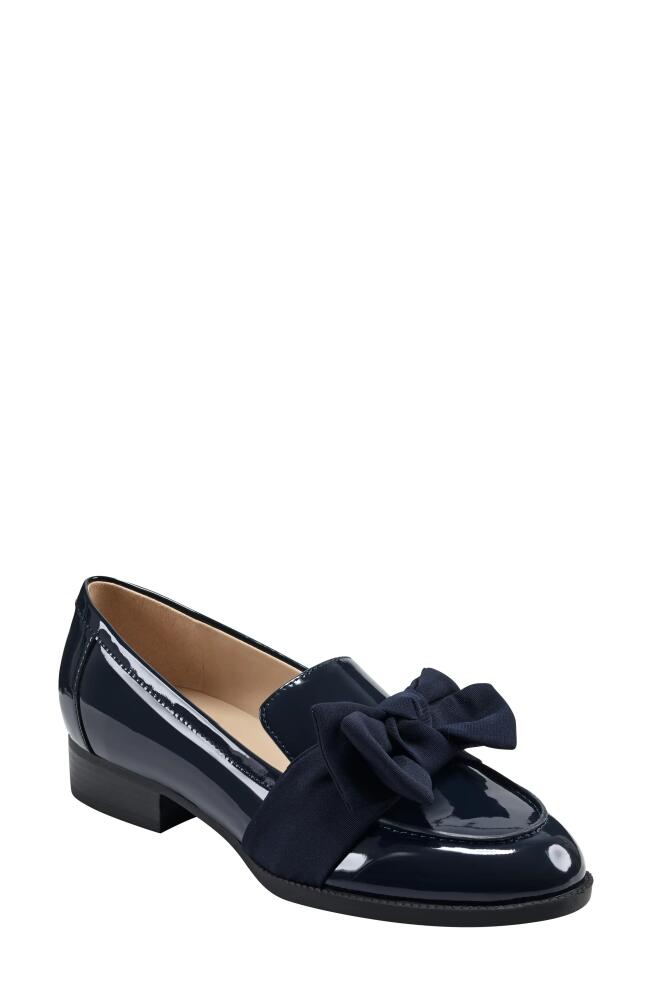 Bandolino Bow Loafer in Dark Blue Cover