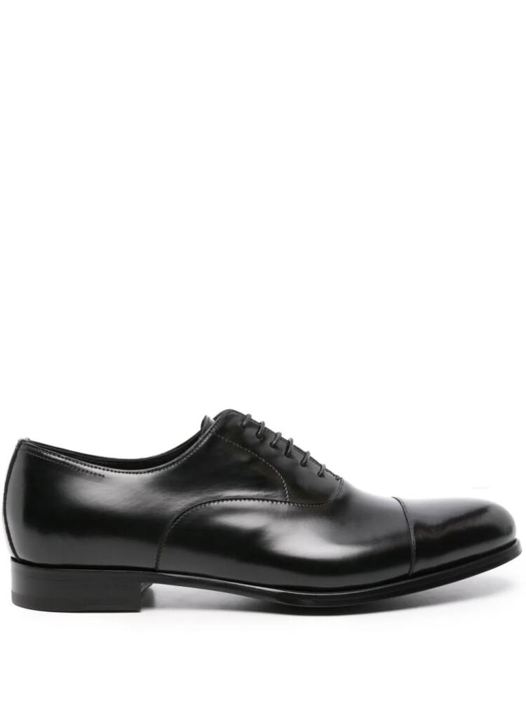 D4.0 smooth-leather oxford shoes - Black Cover