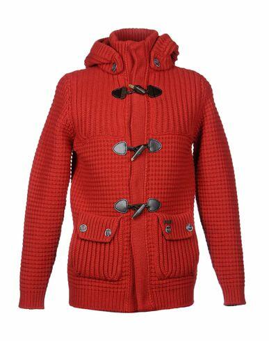 Bark Man Cardigan Red Wool, Nylon Cover