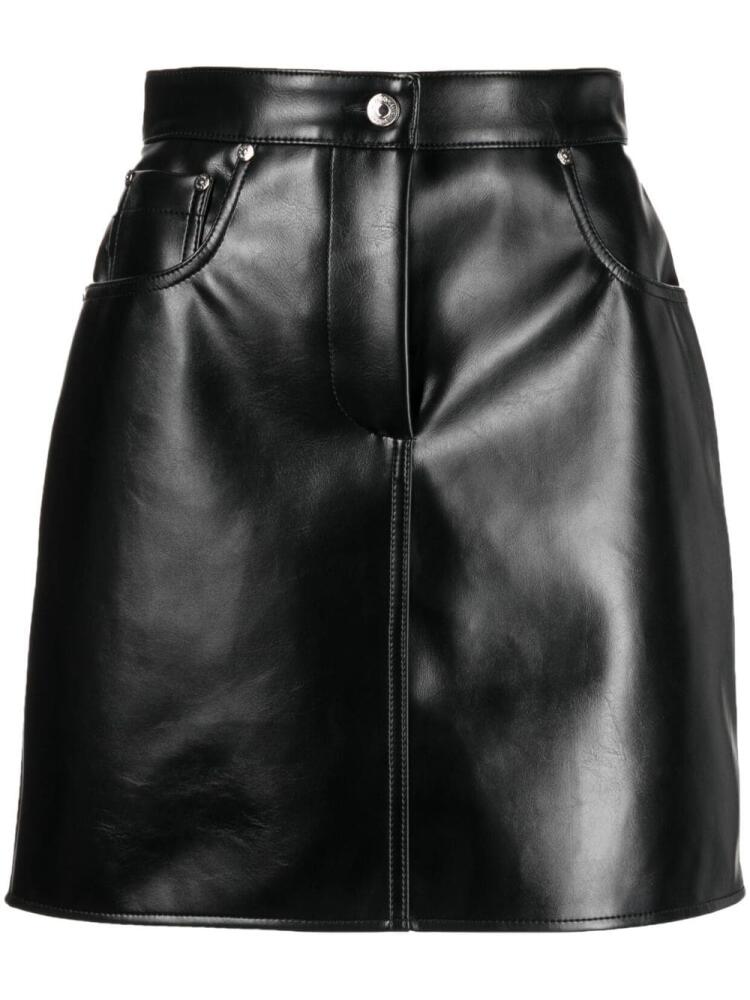 MSGM high-rise fitted miniskirt - Black Cover