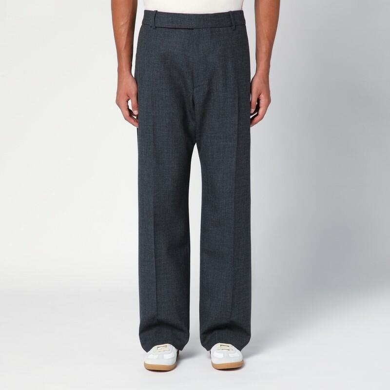 Studio Nicholson Grey wool wide trousers Cover