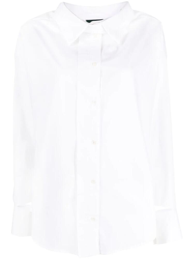 Jejia Antoine slit-detailed shirt - White Cover