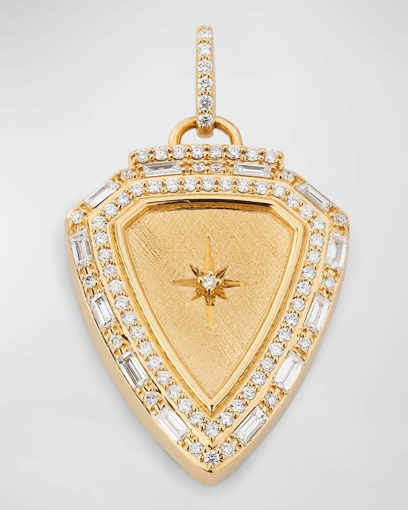 Sorellina 18K Yellow Gold Pendant with GH/SI Diamonds, 32x22mm Cover