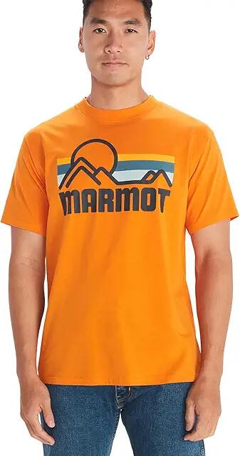 Marmot Coastal Tee Short Sleeve (Orange Pepper) Men's Clothing Cover