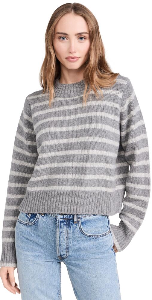 La Ligne Oversized Cropped Marin Sweater Med Grey/Light Grey Cover