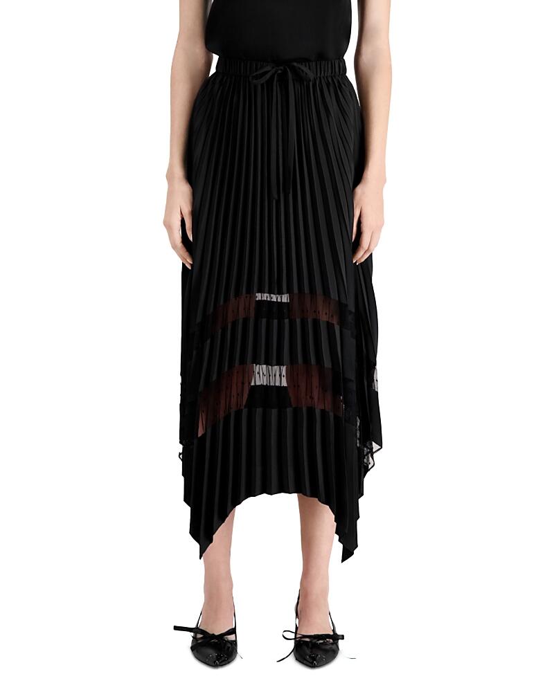 The Kooples Pleated Midi Skirt Cover