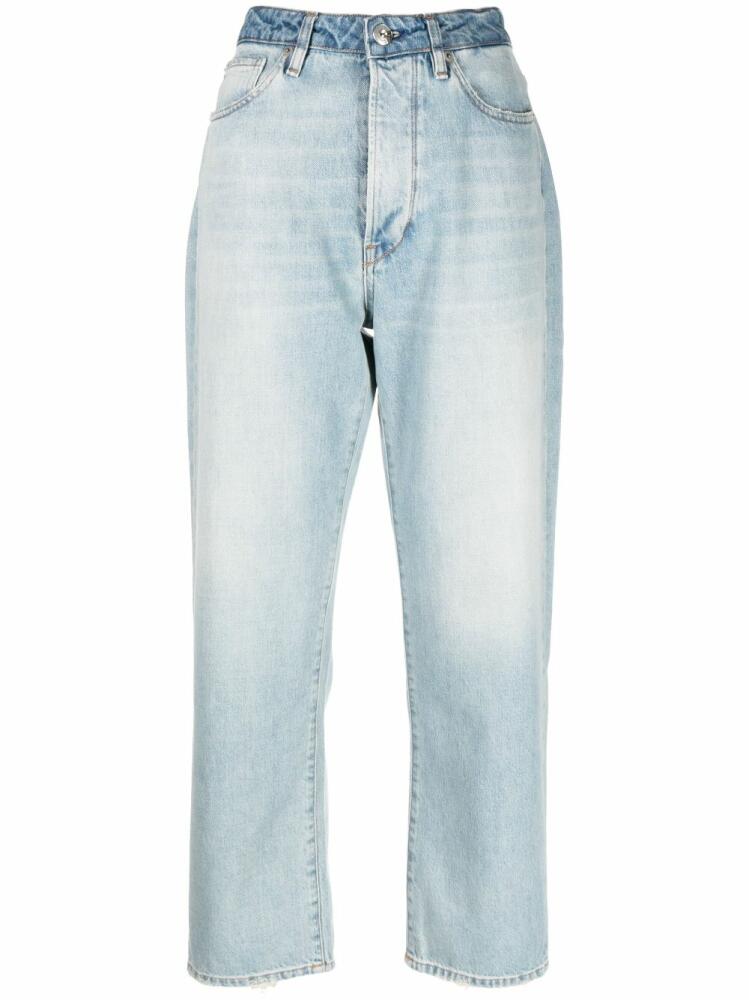 3x1 low-rise straight-leg jeans - Blue Cover