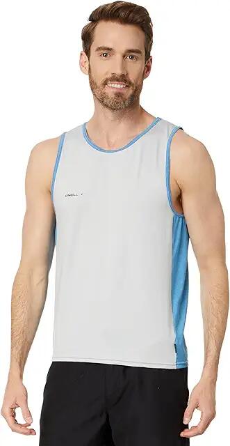 O'Neill Hybrid Tank Top (Overcast/Brite Blue) Men's Swimwear Cover