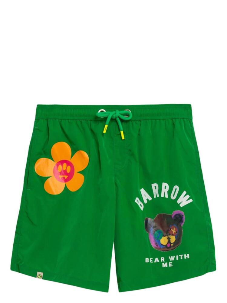 BARROW Popeline swimming shorts - Green Cover