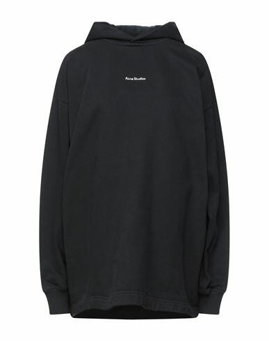 Acne Studios Woman Sweatshirt Black Cotton Cover