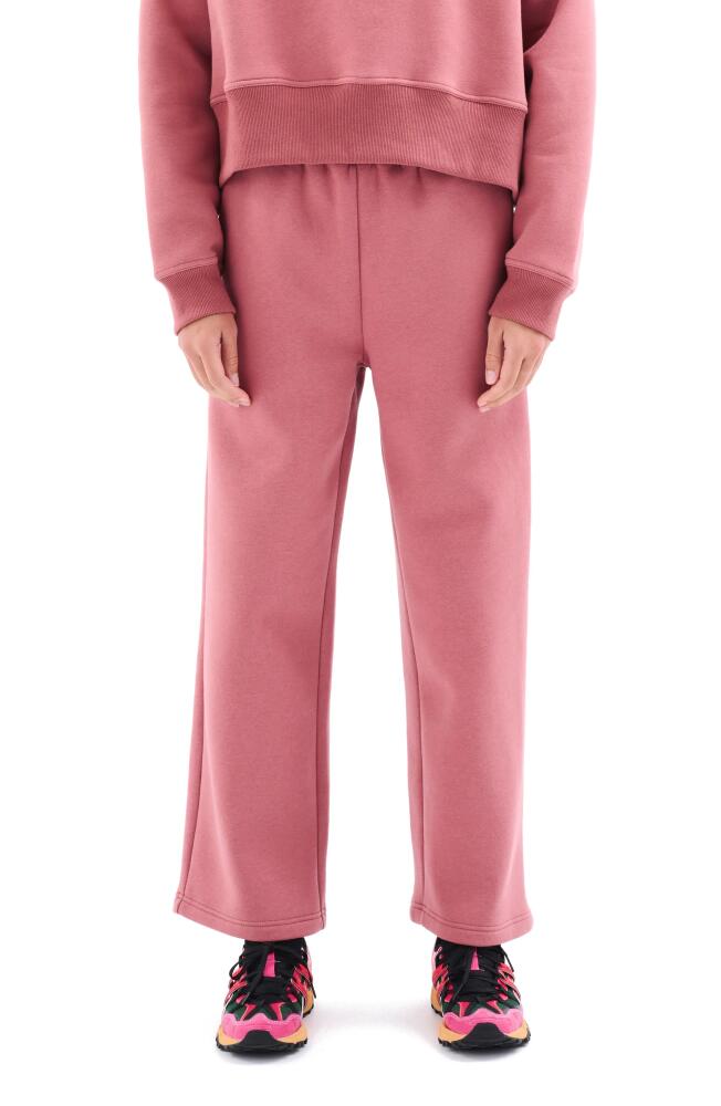 P. E Nation Off Duty Fleece Sweatpants in Canyon Rose Cover