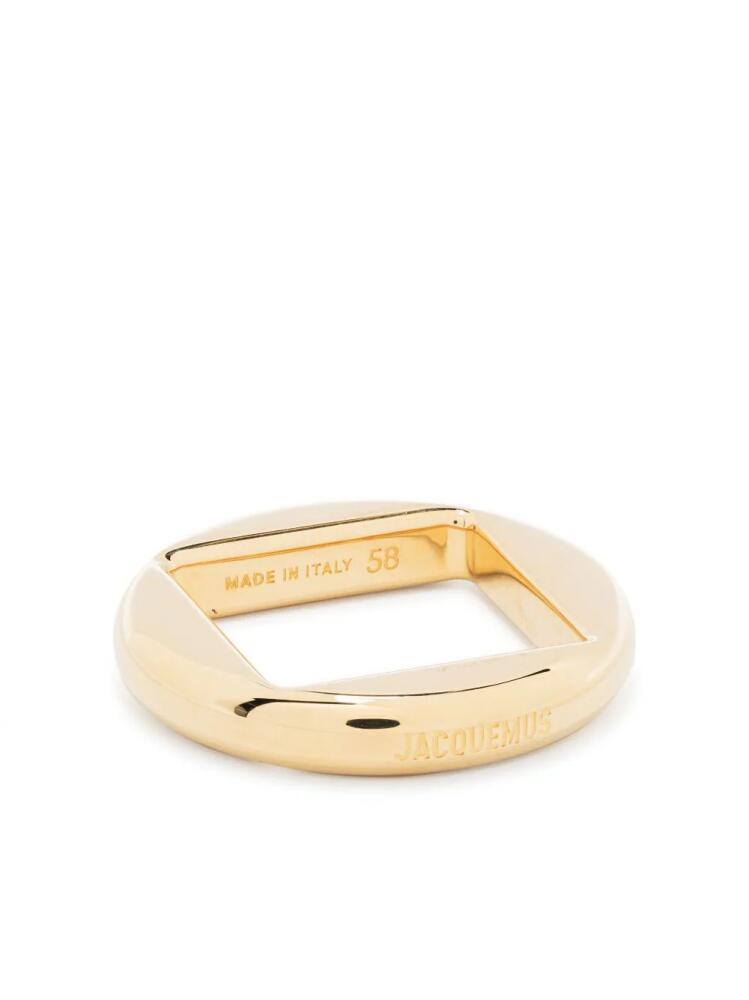 Jacquemus La Bague Rond ring - Gold Cover