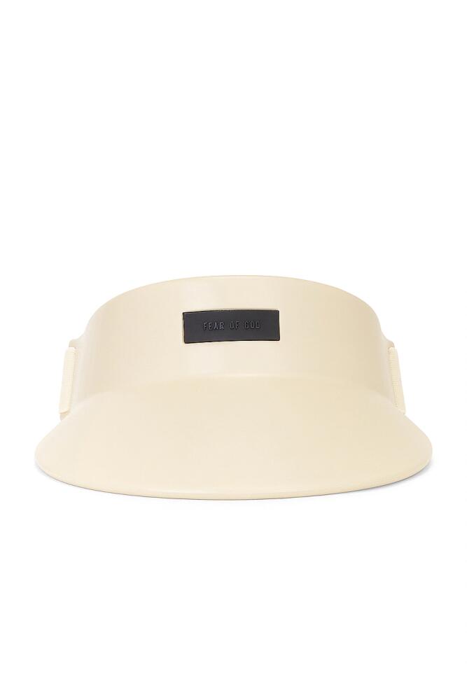 Fear of God Visor in Cream Cover